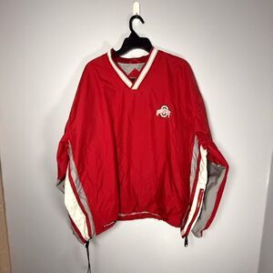 Ohio State Buckeyes Holloway Brand Pullover Jacket XL Lined